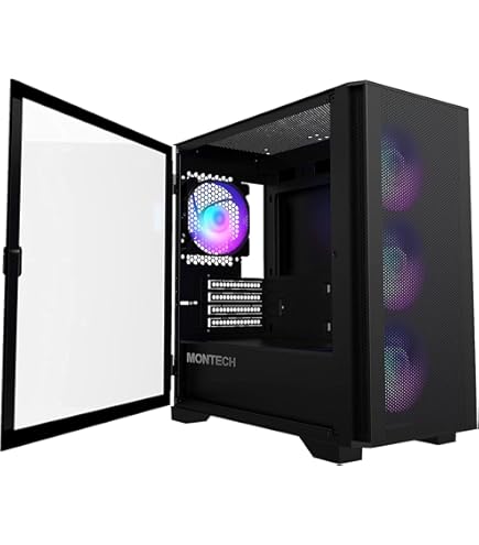 Amazon | MONTECH Heritage mATX、マイクロフォームファクター